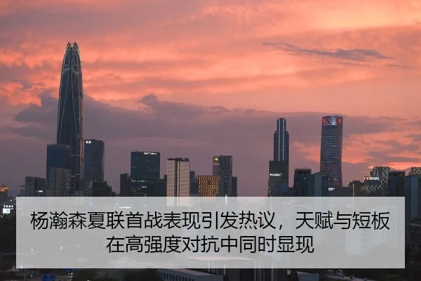 杨瀚森夏联首战表现引发热议，天赋与短板在高强度对抗中同时显现 - CCTV